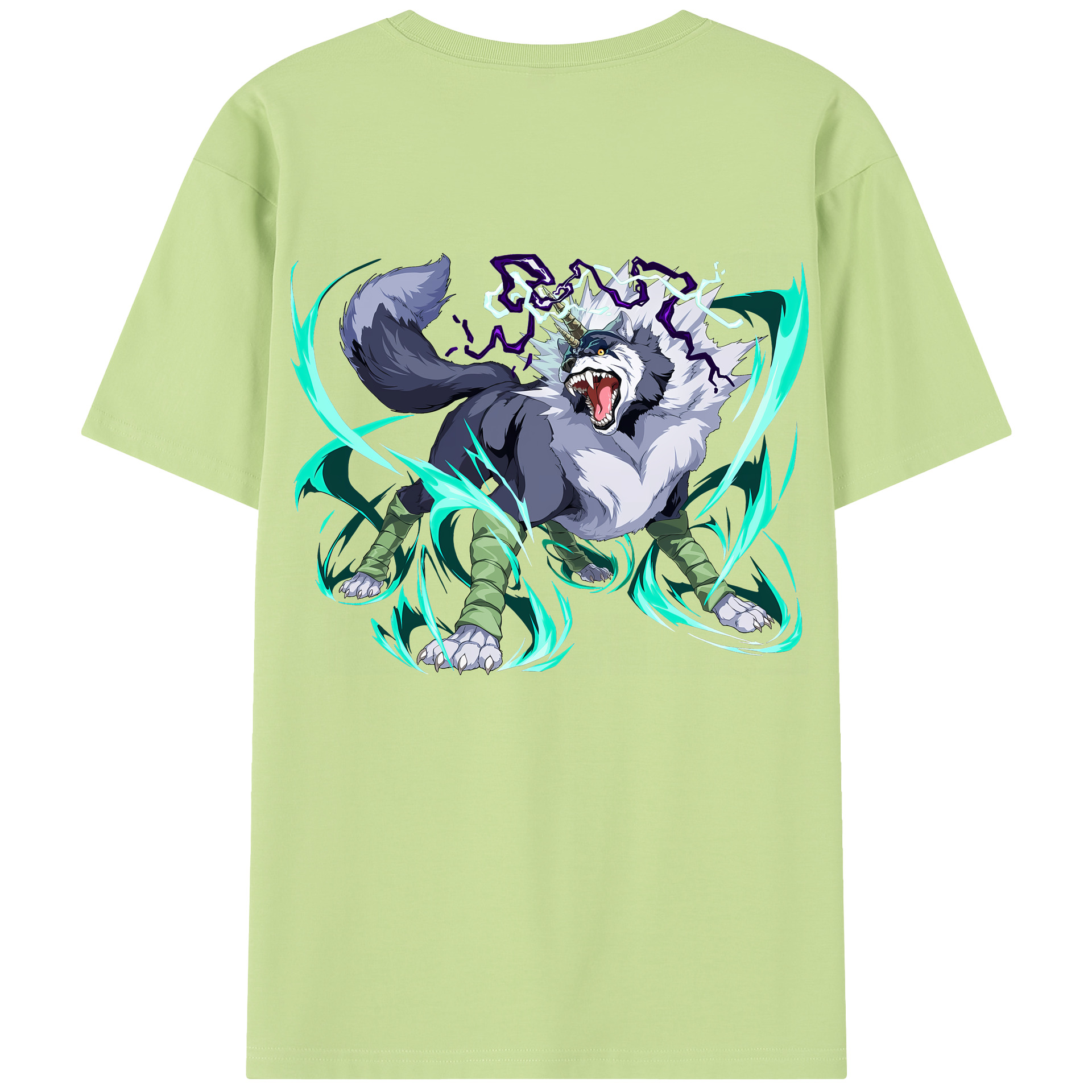 （画像用） 転スラ Regarding Reincarnated to Slime 綿100％半袖Tシャツ（背面プリント）